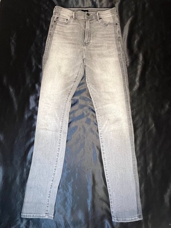 MOTHER Denim - MOTHER The Swooner jean Supermoon Stripe 26 skinny leg high rise